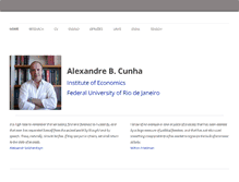 Tablet Screenshot of alexbcunha.com
